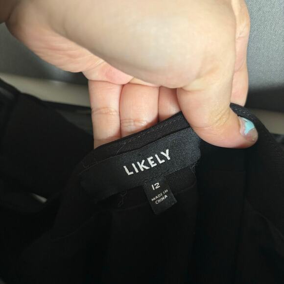 Likely Avalina Gown Black Size 12 - Picture 7 of 7